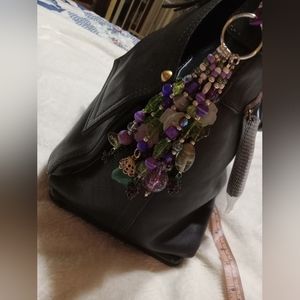 Hand crafted purse charm, bag charm, keychain jewelry